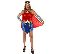 Ciao- Wonder Woman Costume déguisement Fille Femme Adulte Original DC Comics (Taille, Women, 11678.M, Red, Blue, Size M