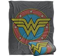 WONDER WOMAN - Couverture Super Douce au Toucher Soyeux 152 x 127 cm