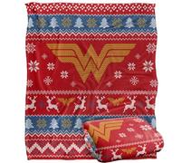 WONDER WOMAN - Couverture Super Douce au Toucher Soyeux 152 x 127 cm