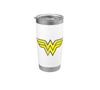 Wonder Woman Logo Distressed Gobelet isotherme en acier inoxydable double paroi