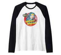 Wonder Woman Mother's Day Superhero Mom Manche Raglan