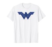 Wonder Woman Movie Pattern Fill Logo T-Shirt