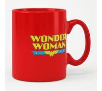 Wonder Woman Officiellement Sous Licence Logo Tasse à Café, Mug (Rouge)