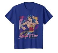 Wonder Woman Strength & Power T-Shirt, Enfant, Bleu Royal, 10 Ans