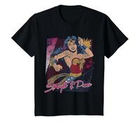 Wonder Woman Strength & Power T-Shirt, Enfant, Noir, 2 Ans