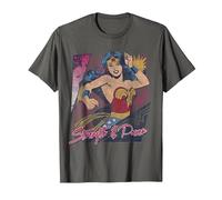Wonder Woman Strength & Power T-Shirt, Homme, Asphalte, XXL