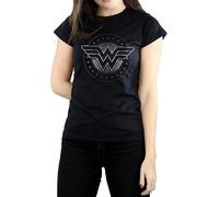 Wonder Woman - T-shirt pour femme BI1255 (XXL) (Noir)