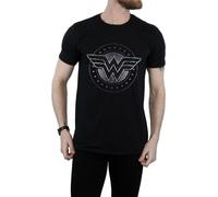 Wonder Woman - T-shirt pour homme BI1026 (XXL) (Noir)