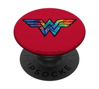 Wonder Woman Tie Dye Logo PopSockets PopGrip Interchangeable