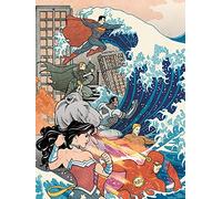 Wonder Woman WDC99976 Toile Imprimée, Multicolore, 60 x 80 cm