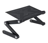 Wonder Worker Newton, Table de Lit Ordinateur Portable Pliante, Support Tablette et Laptop, Table de Lecture Design pour Lit Fauteuil et Canapé,Ergonomique Polyvalent Règlable, Aluminium Léger