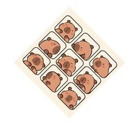 Wonder Wrap Fabric Open Lay Flat Makeup Bag Fabric Noiseless Accessories Fabric Noiseless Screen Protector Robuste Camera Screen Organizer for Lipsticks Lotion Eyeshadow Concealer Pencil, Capybara