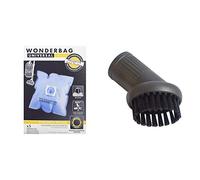 Wonderbag WB406120 Boite de 5 Sacs aspirateur Wonderbag Classic + Rowenta ZR900801 Brosse Ronde d'Ameublement