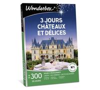 Wonderbox Coffret cadeau 3 Jours Châteaux et Délices – 400 séjours – Édition 2025