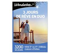 Wonderbox 3 Jours De Rêve en Duo - Coffret Cadeau Idée Cadeau Séjours