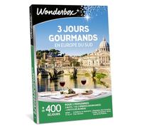 Coffret cadeau Wonderbox 3 jours gourmands en Europe du Sud