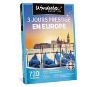 Wonderbox - Box cadeau - 3 jours prestige en Europe - 720 séjours prestigieux en hôtels 3* ou 4*