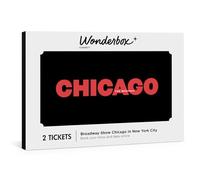 WONDERBOX - Cadeau d'expérience - Chicago The Musical Package on Broadway - 2 billets ouverts - Réservation facile et rapide en ligne - Chicago The Musical Full Package