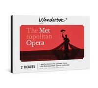 WONDERBOX - Cadeau d'expérience - The Metropolitan Opera à New York - 2 billets - Réservation facile et rapide en ligne - Trouvez des billets Metropolitan Opera