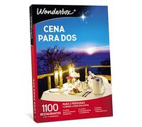 Wonderbox - Caja Regalo - Cena para Dos - 1100 Restaurantes - Para 2 Personas - 1 Comida o Cena Exclusiva