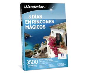 Wonderbox - Caja Regalo - Tres días en rincones mágicos - 1 o 2 noches con desayuno, con cena , bienestar o enología en hoteles hasta 4 estrellas, resorts, balnearios, hospederías