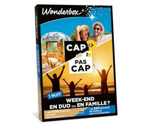 WONDERBOX - Cap Ou Pas Cap - W nd en Duo Ou en Famille? - Coffret Cadeau - Idée Cadeau Séjours