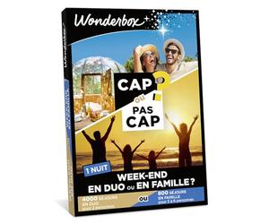 Wonderbox - Cap Ou Pas Cap - Week-End en Duo Ou en Famille? - Coffret Cadeau - Idée Cadeau Séjours