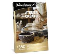 WONDERBOX - Coffret Cadeau - Atelier Créatif - Pour 1 ou 2 pers. | 1 activité au choix - Plus de 350 ateliers - Confection de cosmétiques, cours de poterie, gravure, art floral, maroquinerie