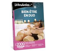 WONDERBOX - Coffret Cadeau - Bien-Être en Duo - pour 2 pers. | 1 activité détente au choix - Plus de 2000 expériences - Massage balinais, spa capillaire, modelage suédois, réflexologie