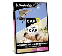 WONDERBOX - Coffret Cadeau - Cap Ou Pas Cap Adrénaline Ou Zen ? - 1 à 8 p. | 1 activité sportive ou cocooning au choix - Plus de 5300 expériences - 1100 expériences sportives ou 4200 activités bien-être