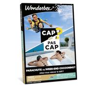 Wonderbox - Coffret Cadeau - Cap OU Pas Cap - Parachute ou Week-End Zen - 1 expérience extrême ou 1 séjour Bien-être pour 1 ou 2 Personnes