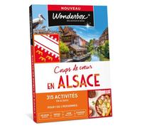 Wonderbox - Coffret cadeau - Coups de coeur en alsace - 1 expérience ou 1 séjour en Alsace parmi 315 activités