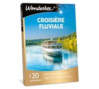 WONDERBOX - Coffret Cadeau - Croisière Fluviale - pour 2 pers. et Plus | 1 croisière ou 1 location de bateau au choix - Plus de 20 croisières - Sur un fleuve en France : Seine, Canal du Midi, Rhône