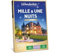 Wonderbox - Coffret cadeau en couple - Mille et une nuits gourmandes - 1700 séjours savoureux : château, hôtel 3* à 5*, manoir…