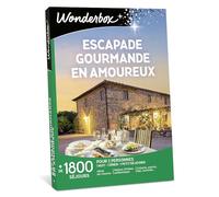 Wonderbox - Coffret Cadeau - Escapade Gourmande en Amoureux - idée cadeau couple