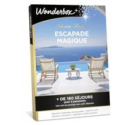 WONDERBOX - Coffret Cadeau - Escapade Magique - Pour 2 pers. | 1 nuit avec petit déjeuner - Plus de 180 séjours - Hôtel 4* ou 5*, demeure d'exception, logement insolite premium