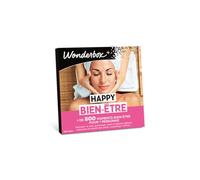WONDERBOX - Coffret Cadeau - Happy Bien-Être - Pour 1 pers. | 1 activité détente au choix - Plus de 2000 expériences - Massage, soin du visage, beauté des mains, maquillage, coiffure