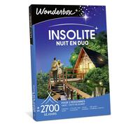 Wonderbox - Coffret cadeau - Insolite - Nuit en duo - 2700 séjours