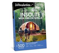 Wonderbox - Coffret cadeau - Insolite - Week-end en famille - 500 séjours