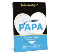 WONDERBOX - Coffret Cadeau - Je t'aime Papa Émotion - pour 1 ou 2 pers. | 1 activité au choix - Plus de 10300 expériences - Séjour de charme, repas gourmand, soin de bien-être ou loisirs