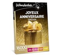 Wonderbox Coffret cadeau Joyeux Anniversaire Émotion 2 personnes 24 mois Multi-activités