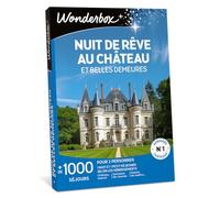 Wonderbox - Coffret Cadeau - Nuit DE RÊVE AU CHÂTEAU ET Belles DEMEURES - 3900 séjours en châteaux, manoirs, prieuré, Maisons de maîtres, demeures de Charme pour 2 Personnes, 1 Unité (Lot de 1)