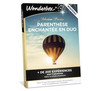 WONDERBOX - Coffret Cadeau - Parenthèse Enchantée en Duo - Pour 2 pers. | 1 séjour ou activité au choix - Plus de 200 expériences - Séjour 5*, soin d'exception, vol en montgolfière avec champagne
