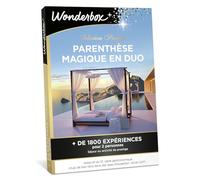 WONDERBOX - Coffret Cadeau - Parenthèse Magique en Duo - Pour 2 pers. | 1 séjour ou activité au choix - Plus de 1800 expériences - Hôtel 5*, table gastronomique, rituel d'exception, vol en ULM