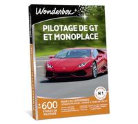 WONDERBOX - Coffret Cadeau - Pilotage de GT et Monoplace - pour 1 ou 2 pers | 1 stage de pilotage jusqu'à 12 tours - Plus de 600 stages - Porsche Cayman, Huracán, Formule 3, Formule Renault