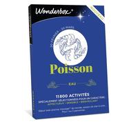Wonderbox - Coffret cadeau poisson - Box astrologie 11 800 activités : séjour avec piscine, session de char à voile…