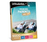 WONDERBOX - Coffret Cadeau - pour des Parents en Or - pour 2 pers. | 1 activité au choix - Plus de 3000 expériences - Séjour féerique, repas gastronomique, soin prodigieux ou évasion sportive