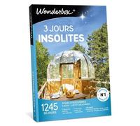 Wonderbox - Coffret cadeau pour deux - 3 Jours insolites - 1245 séjours insolites