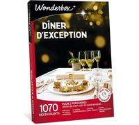 Wonderbox - Dîner D'exception - Coffret Cadeau - Idée Cadeau Gastronomie