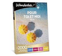 WONDERBOX - Coffret Cadeau - Pour Toi et Moi de Rêve - Pour 2 pers. | 1 activité au choix - Plus de 2000 expériences - Séjour authentique, repas délicieux, soin relaxant ou loisirs